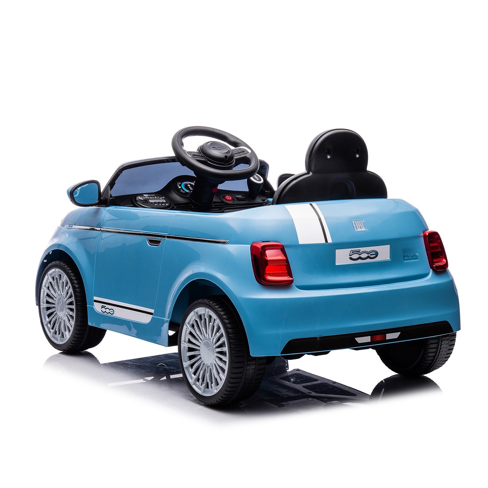 Лицензирана Акумулаторна Кола FIAT 500, 60W, 12V/4.5AH, R/C 2.4G - Image 6