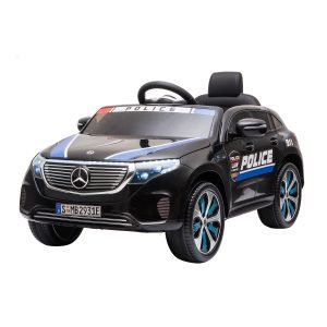 Лицензиран акумулаторен джип Mercedes Benz EQC400 Police, 70W, 12V7AH, R/C 2.4G, EVA гуми