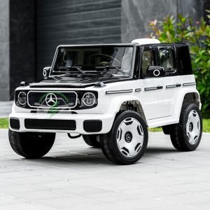 Лицензиран Акумулаторен Джип Mercedes EQG 2026, 140W, 12V/9Ah, EVA гуми