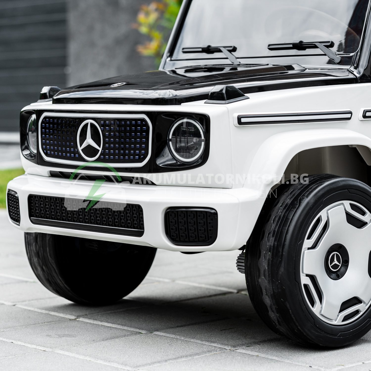 Лицензиран Акумулаторен Джип Mercedes EQG 2026, 140W, 12V/9Ah, 4x4, EVA гуми - Image 8
