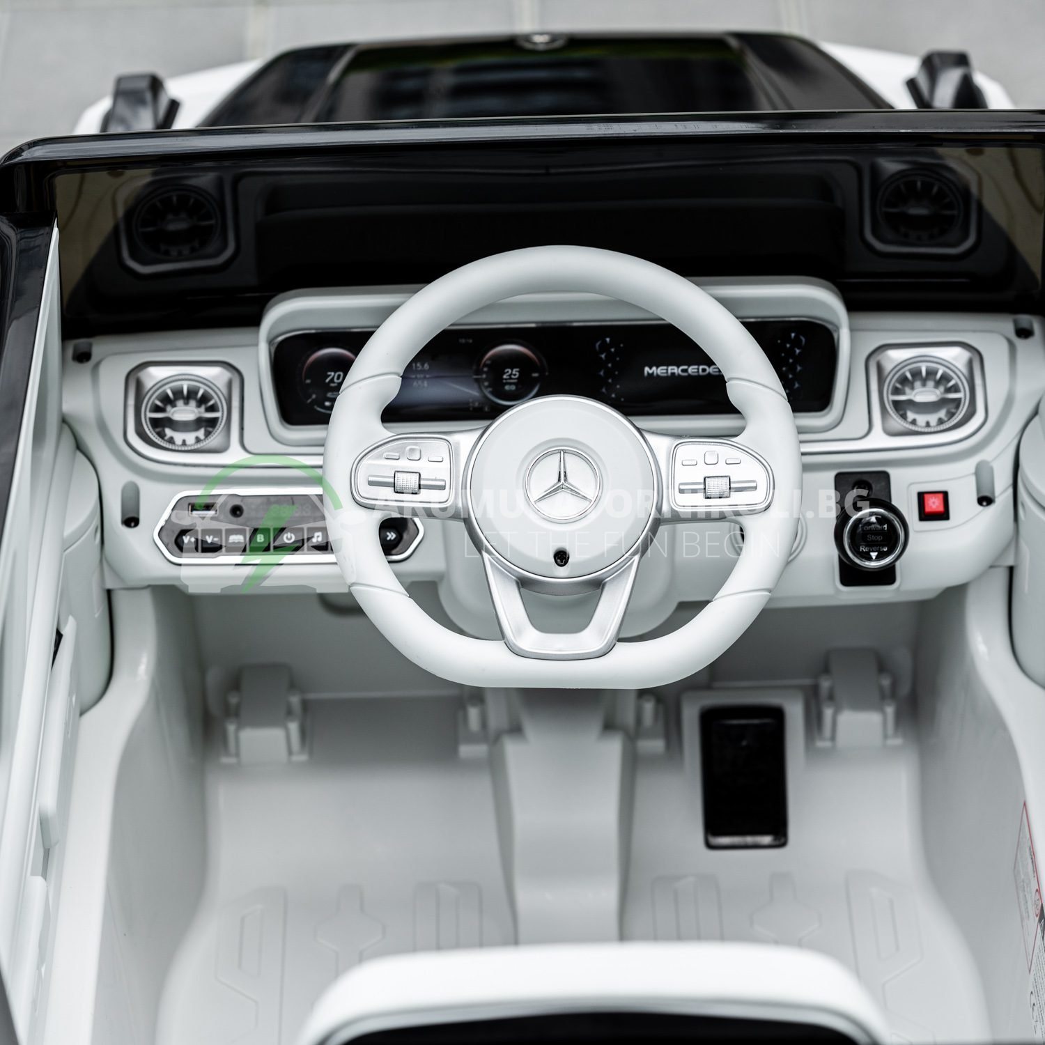 Лицензиран Акумулаторен Джип Mercedes EQG 2026, 140W, 12V/9Ah, 4x4, EVA гуми - Image 7