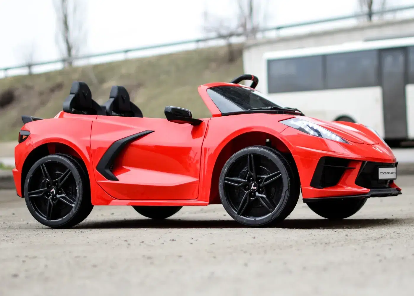 Лицензирана Акумулаторна Кола Corvette C8, 90W, 12V/7Ah, EVA гуми, R/C 2.4 - Image 6