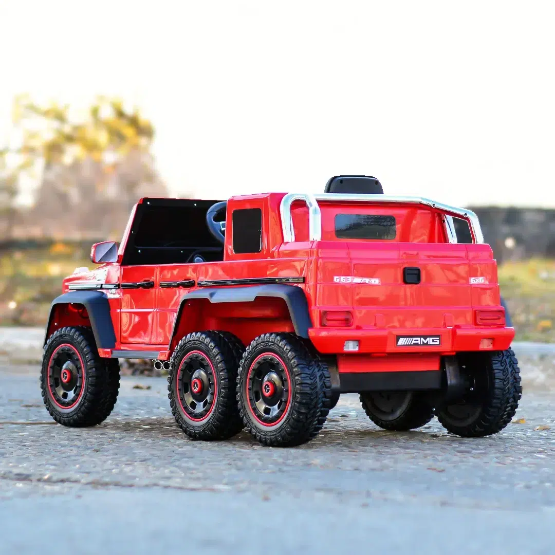 Лицензиран Акумулаторен Джип Mercedes G63 AMG, 12V/10Ah, 6x6, 210W, EVA гуми, R/C, МР3 - Image 9