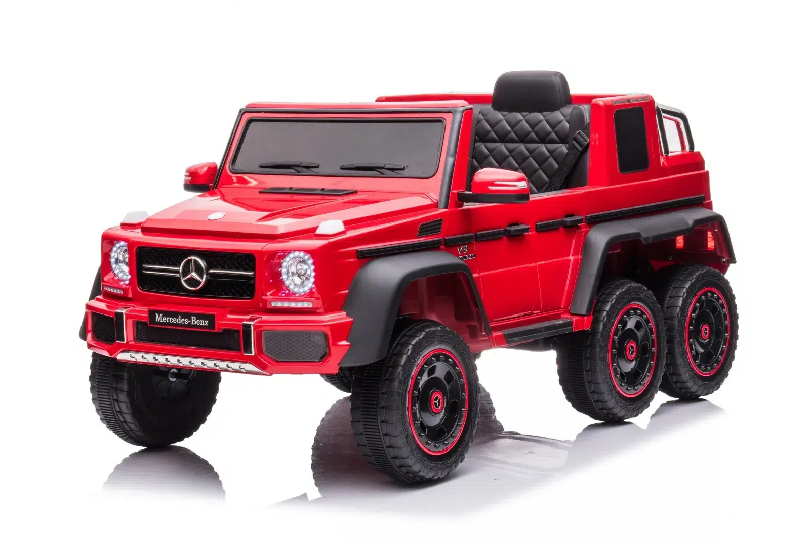 Лицензиран Акумулаторен Джип Mercedes G63 AMG, 12V/10Ah, 6x6, 210W, EVA гуми, R/C, МР3 - Image 17