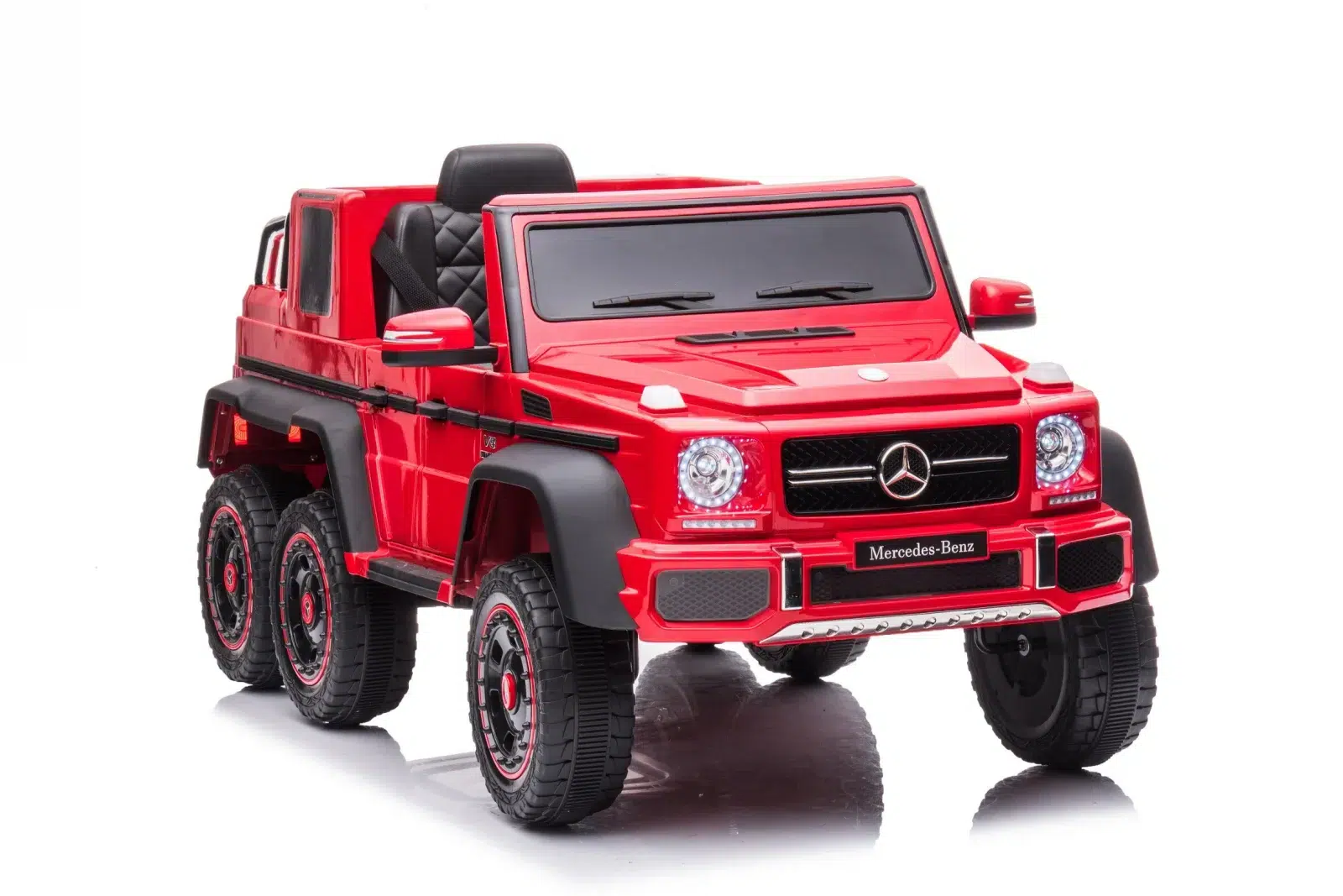 Лицензиран Акумулаторен Джип Mercedes G63 AMG, 12V/10Ah, 6x6, 210W, EVA гуми, R/C, МР3 - Image 18