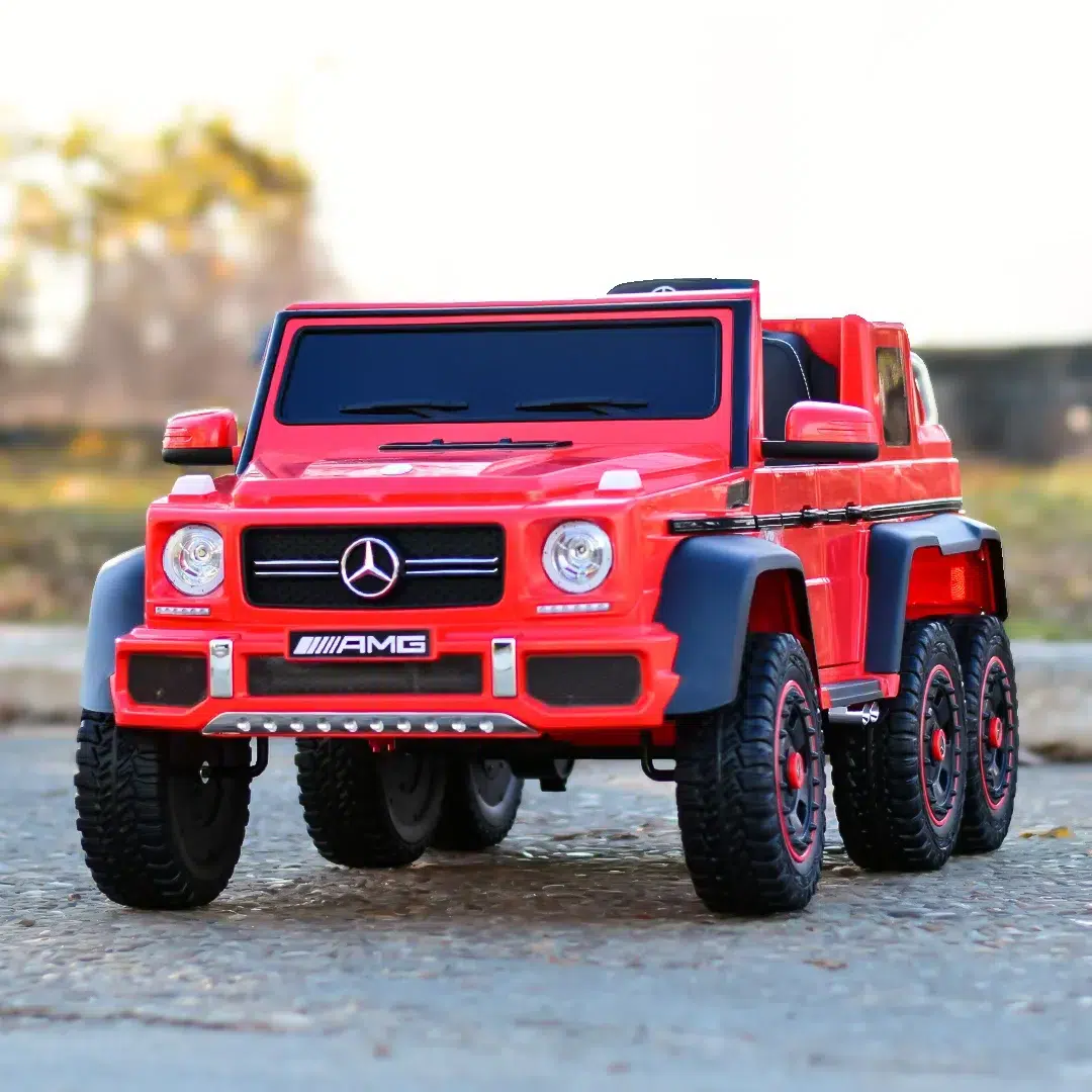 Лицензиран Акумулаторен Джип Mercedes G63 AMG, 12V/10Ah, 6x6, 210W, EVA гуми, R/C, МР3 - Image 3
