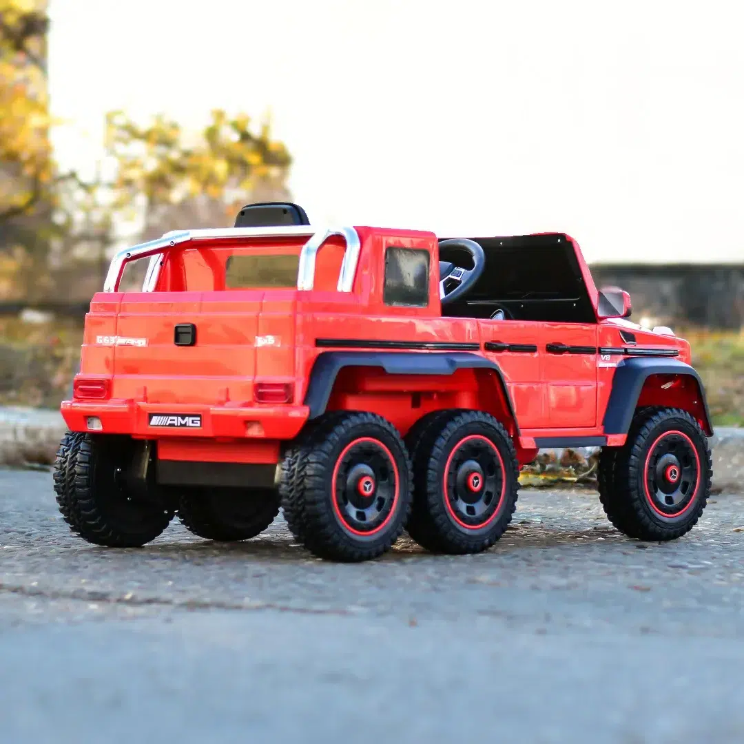 Лицензиран Акумулаторен Джип Mercedes G63 AMG, 12V/10Ah, 6x6, 210W, EVA гуми, R/C, МР3 - Image 5