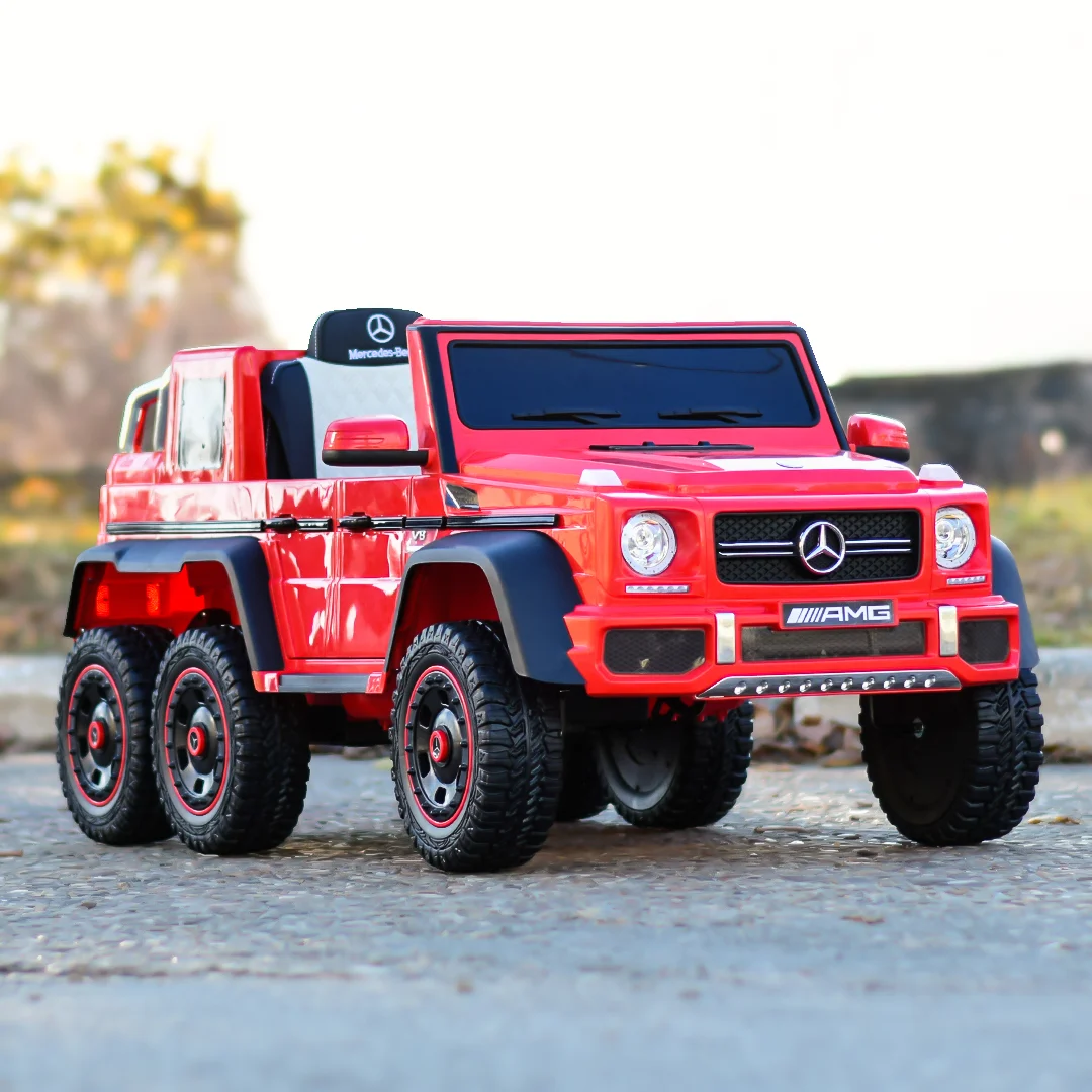 Лицензиран Акумулаторен Джип Mercedes G63 AMG, 12V/10Ah, 6x6, 210W, EVA гуми, R/C, МР3 - Image 6