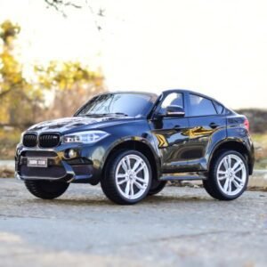 Лицензиран акумулаторен джип BMW X6M, 240W, 12V10Ah, R/C 2.4G, EVA гуми