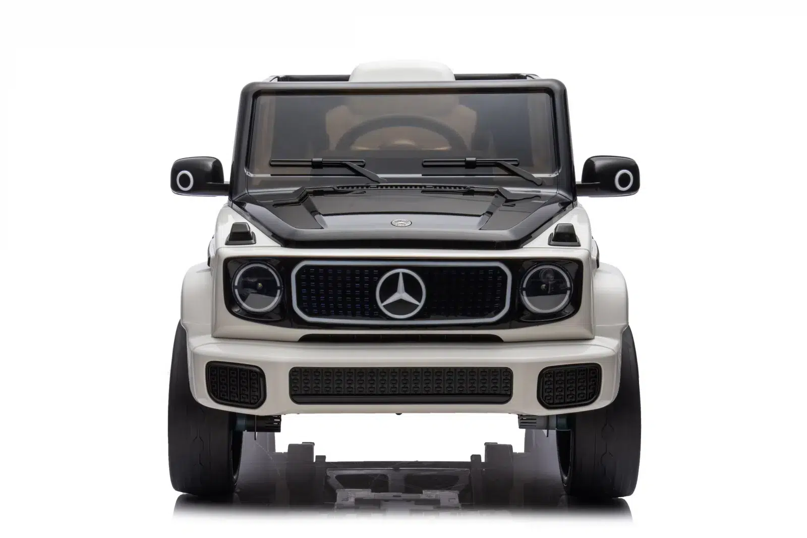 Лицензиран Акумулаторен Джип Mercedes EQG 2026, 4x4, 140W, 12V/9Ah, EVA гуми под наем - Image 4