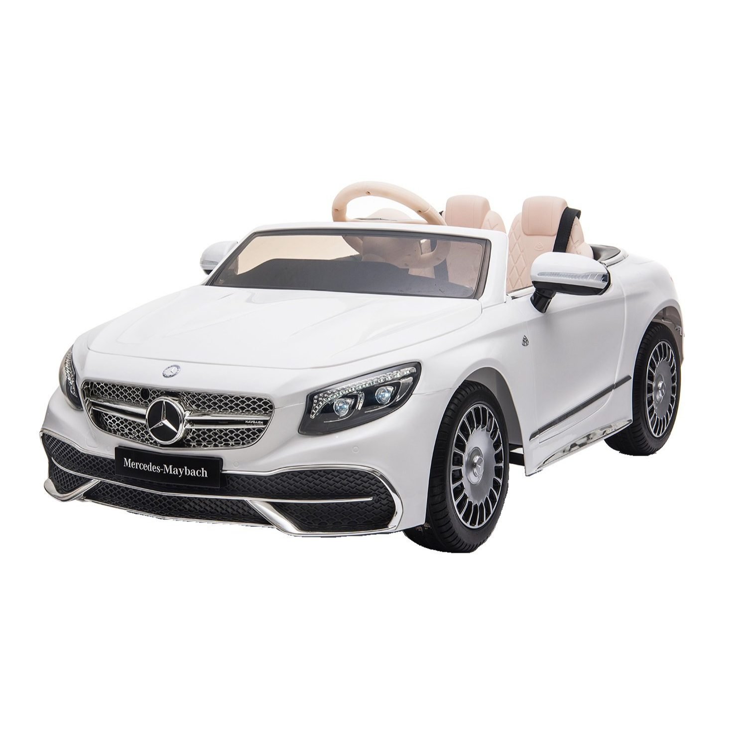 Лицензирана акумулаторна кола Mercedes S650 MAYBACH, 12V, 90W, R/C 2.4G, EVA гуми - Image 3
