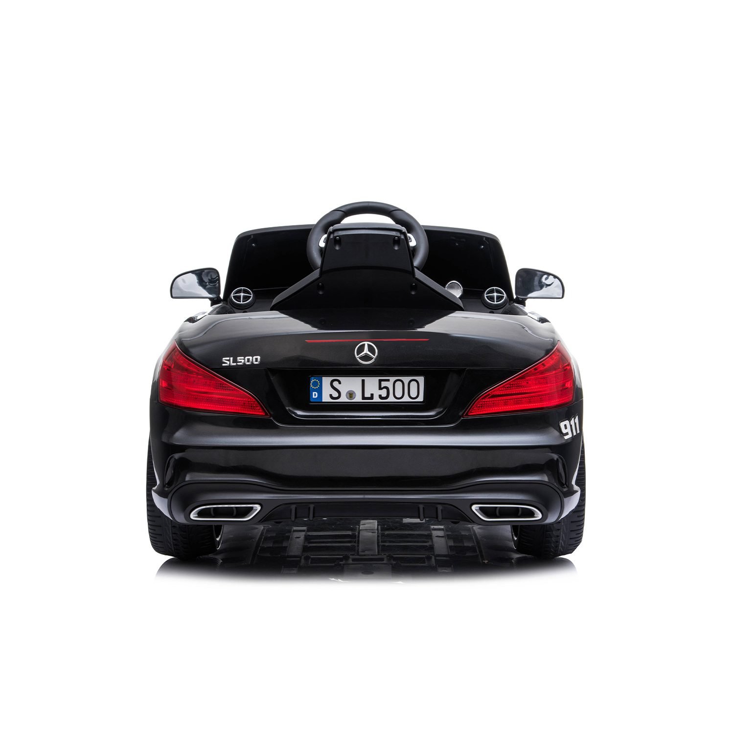 Лицензирана акумулаторна кола Mercedes Benz SL500 Police, 80W, 12V7Ah, R/C 2.4G, EVA гуми - Image 4
