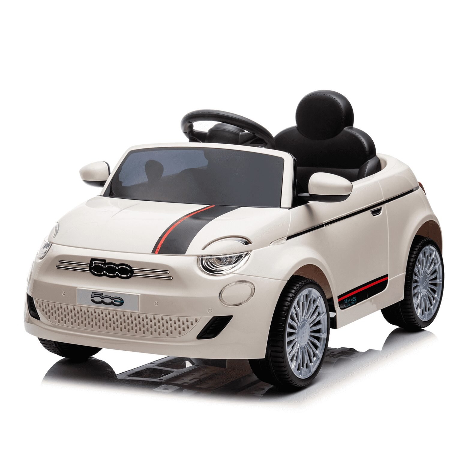Лицензирана Акумулаторна Кола FIAT 500, 60W, 12V/4.5AH, R/C 2.4G
