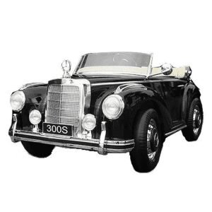 Лицензирана акумулаторна ретро кола Mercedes 300S , 90W, 12V/7Ah, R/C 2.4G, EVA гуми