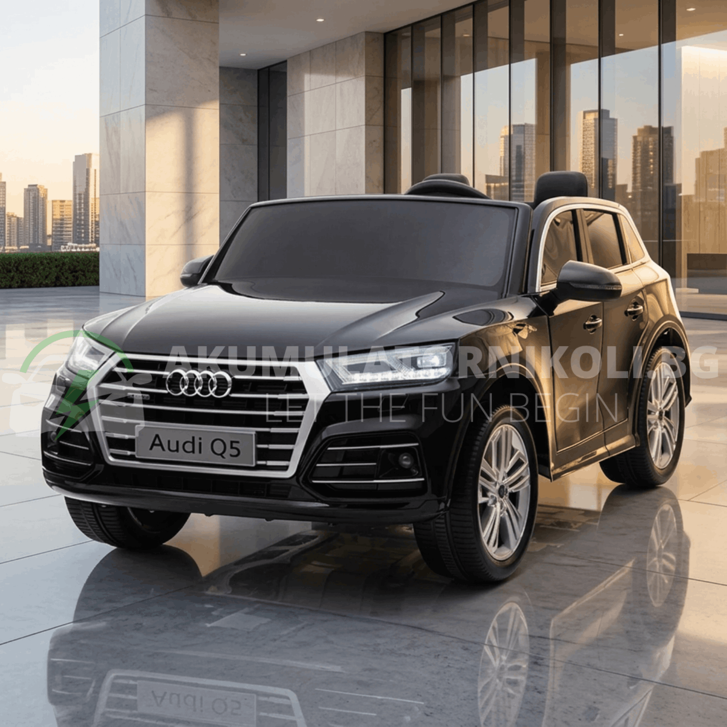 Лицензиран Акумулаторен Джип Audi Q5 24V/7Ah, 300W, 4х4, МР3, EVA гуми, R/C 2.4G