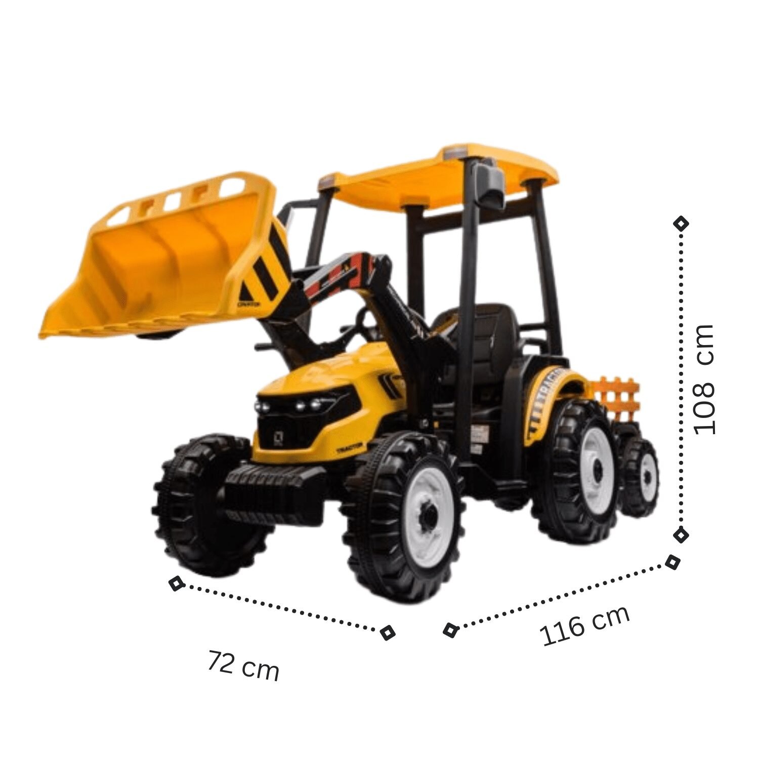 Детски Акумулаторен Трактор Power, 240W, 12V/10Ah - Image 27