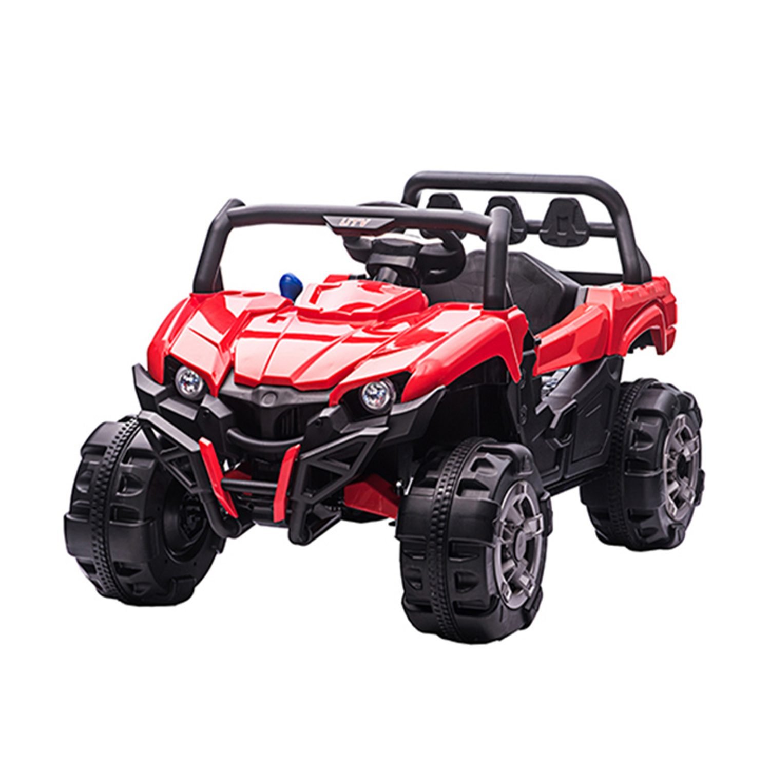 Акумулаторно UTV Samurai, 12V, EVA гуми, Кожена седалка