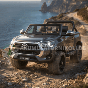 Лицензиран акумулаторен джип Toyota Hilux, 180W, 12V/14Ah, R/C 2.4G, EVA гуми, 4х4