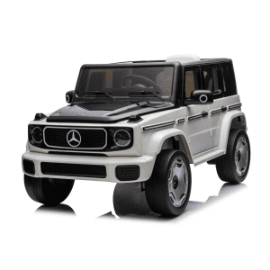 Лицензиран Акумулаторен Джип Mercedes EQG 2026, 4x4, 140W, 12V/9Ah, EVA гуми под наем