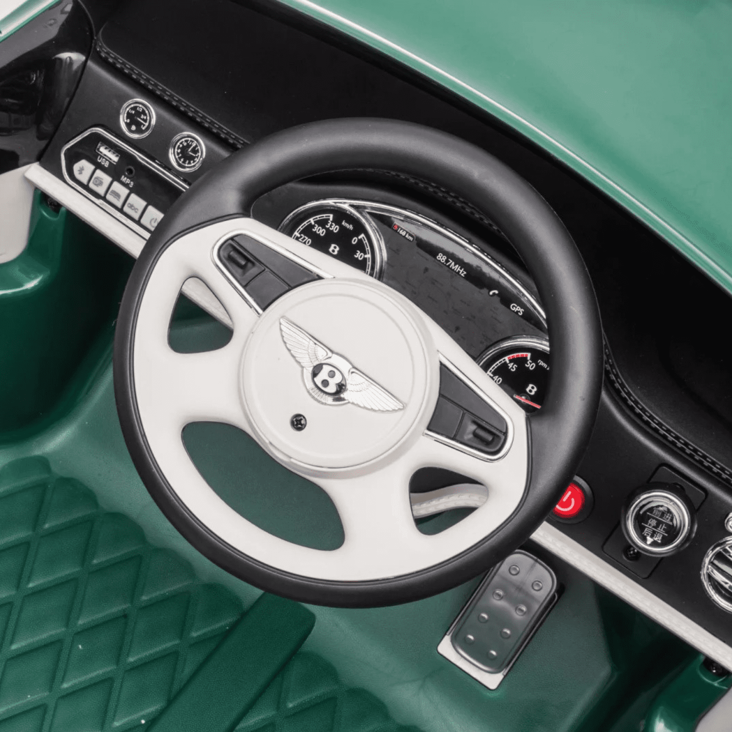 Лицензирана акумулаторна кола Bentley Mulsanne, 90W, 12V7Ah, R/C 2.4G, EVA гуми - Image 6