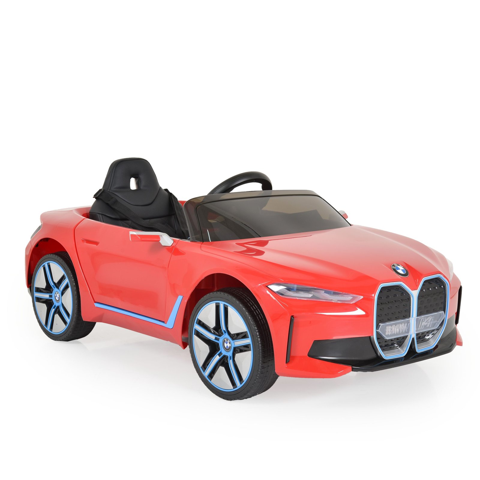 Лицензирана Акумулаторна Кола BMW I4,12V/7Ah, R/C 2.4 G, EVA Гуми - Image 2