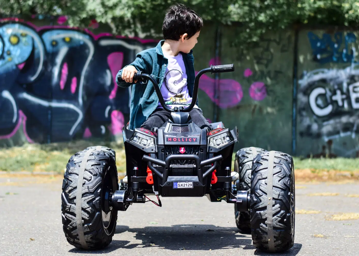 Детско Акумулаторно ATV Monster, 4x4, 300W, 24V/7Ah под наем - Image 3