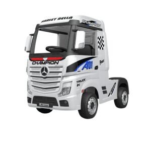 Детски Акумулаторен Камион Mercedes ACTROS, 4х4, 140W,12V/7Ah, EVA гуми