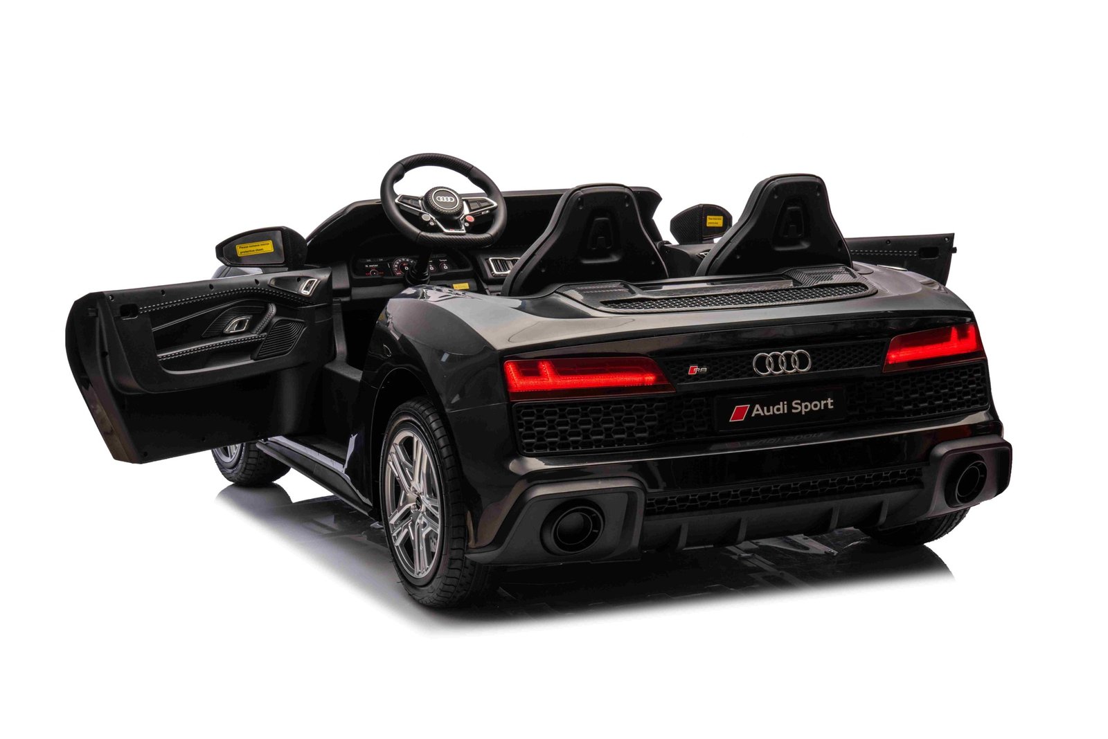 Лицензирана Акумулаторна Кола Audi R8 Premium, 200W, 24V/14Ah, Помпещи гуми, R/C 2.4G - Image 13