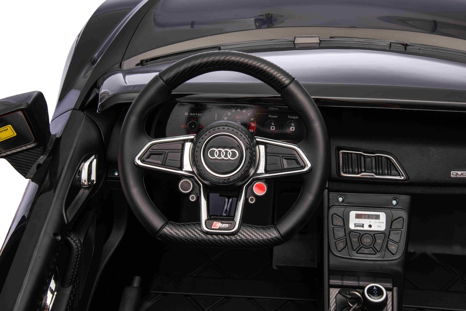 Лицензирана Акумулаторна Кола Audi R8 Premium, 200W, 24V/14Ah, Помпещи гуми, R/C 2.4G - Image 22