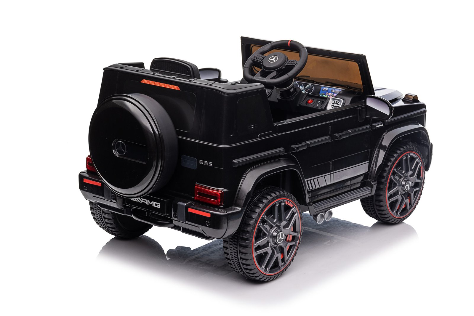 Лицензиран Акумулаторен Джип Mercedes-Benz G63 2026, 12V7Ah, EVA гуми, R/C 2.4G под наем - Image 14