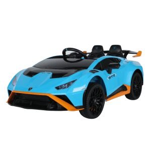 Лицензирана Акумулаторна Кола Lamborghini Huracan STO, Drift функция, 500W, 24V/4.5Ah, R/C 2.4G