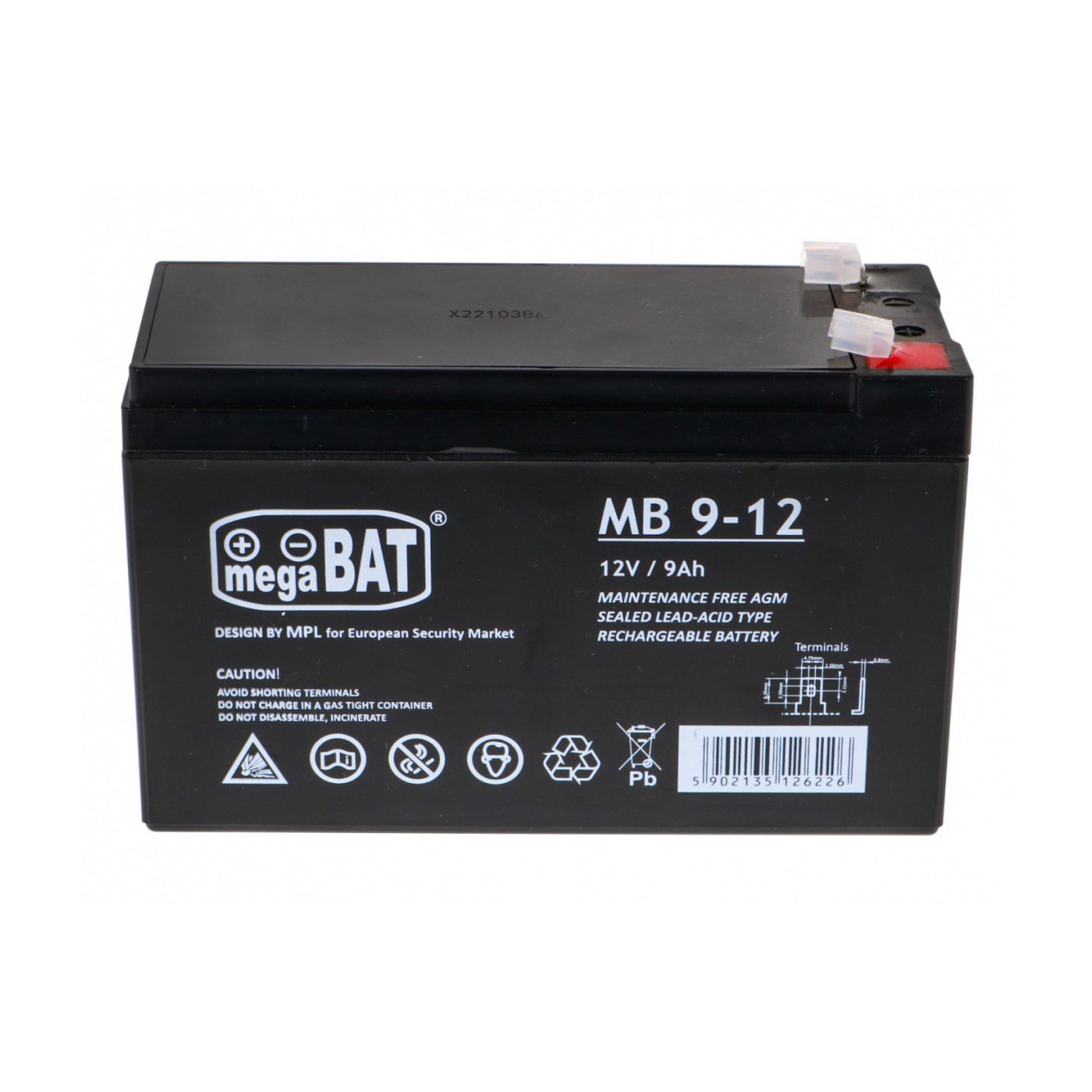 Оригинална батерия за детска акумулаторна кола 12V 9AH