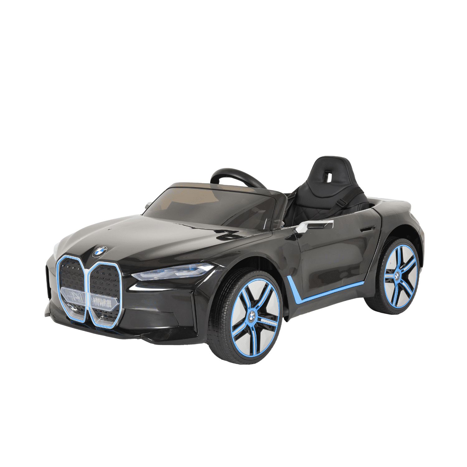 Лицензирана Акумулаторна Кола BMW i4, 12V/7Ah, EVA гуми, R/C 2.4G