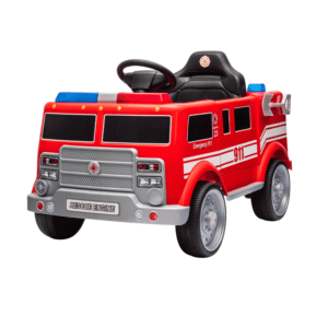 Детска Акумулаторна Пожарна Little Fire, 80W, 12V4AH, EVA гуми