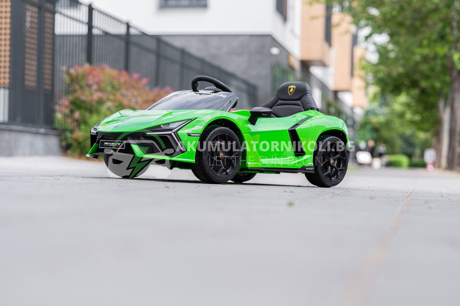 Лицензирана Акумулаторна Кола Lamborghini Revuelto 2026, 4x4, 200W, 12V/7AH, R/C 2,4G, EVA Гуми - Image 13
