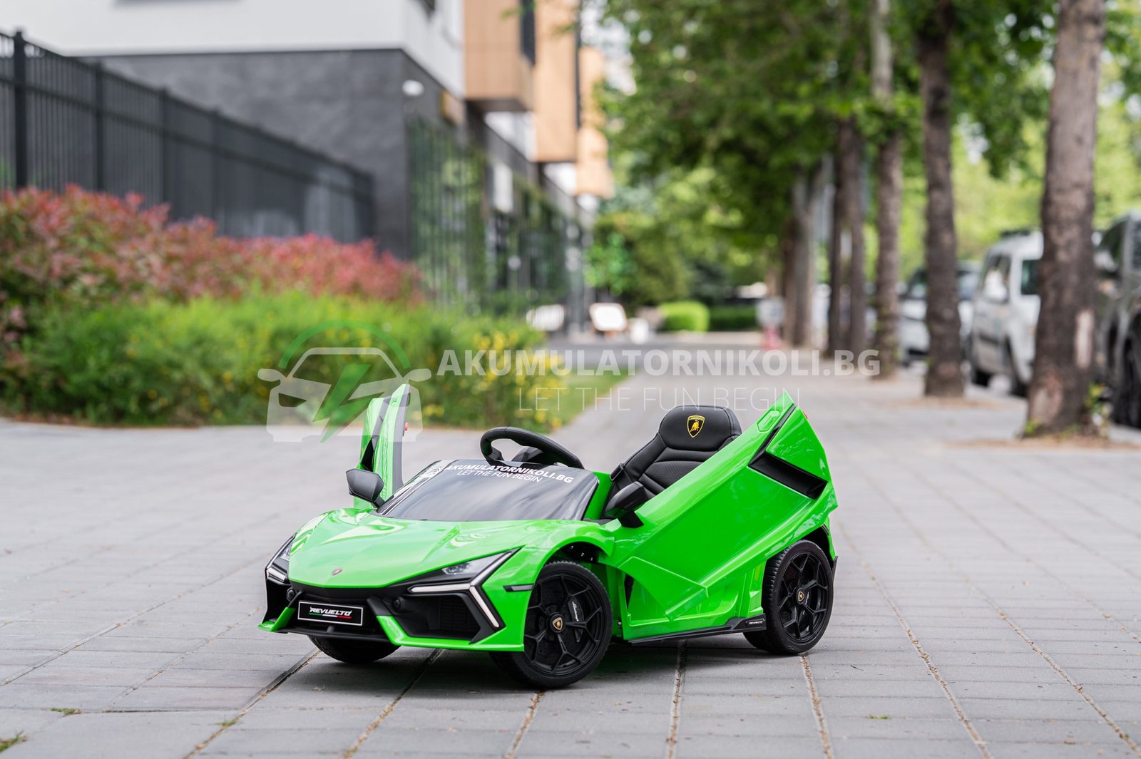 Лицензирана Акумулаторна Кола Lamborghini Revuelto 2026, 4x4, 200W, 12V/7AH, R/C 2,4G, EVA Гуми - Image 3