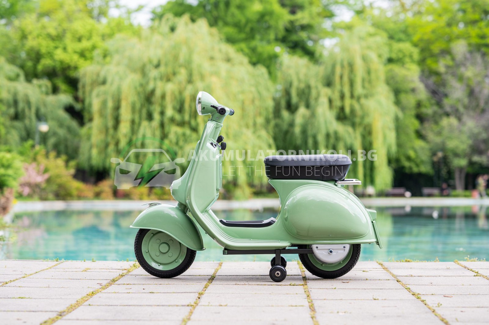 Лицензиран Акумулаторен Мотор, Piaggio VESPA 150 VL1T, 110W, 12V/7AH, EVA Гуми - Image 4