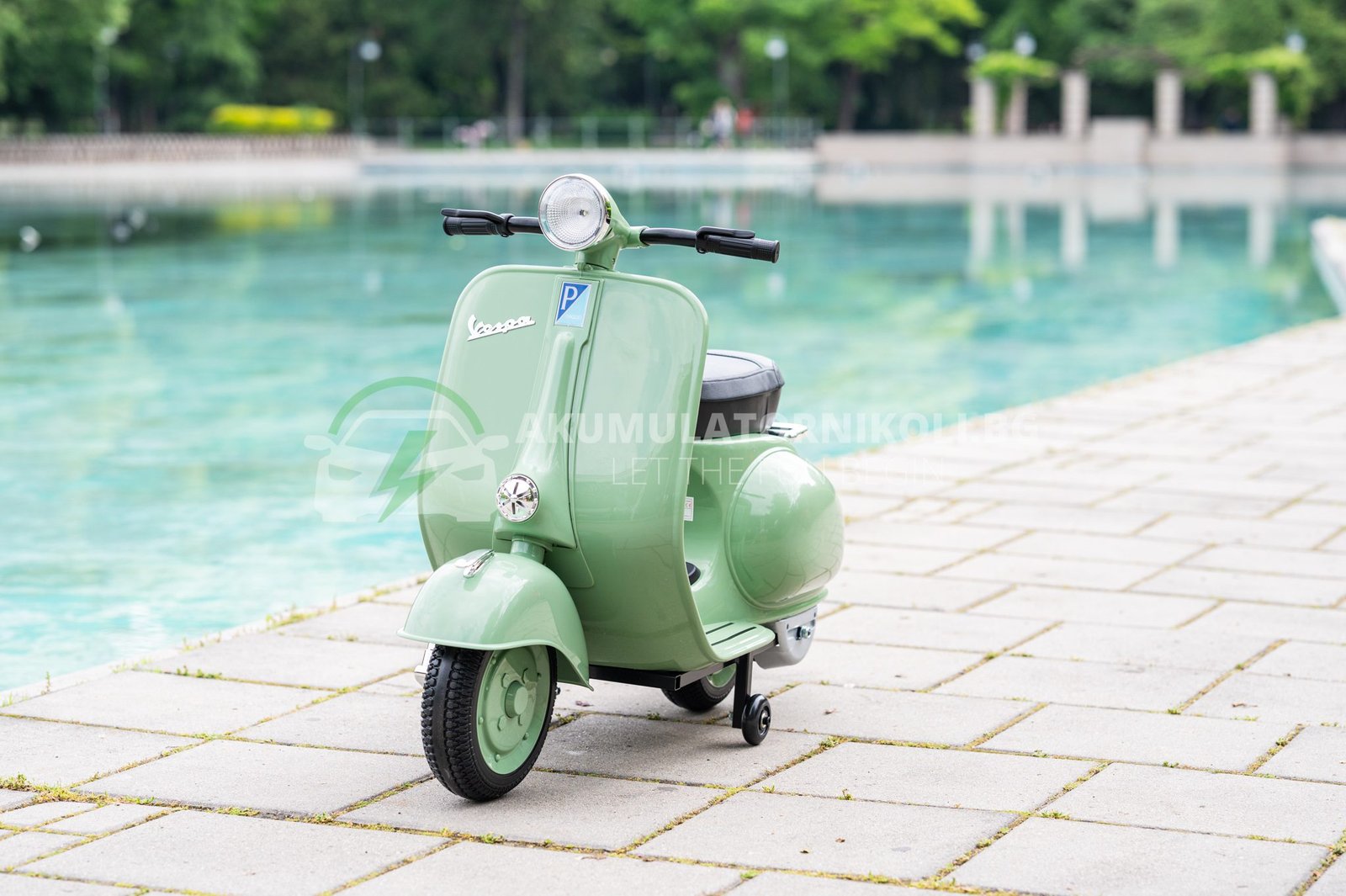 Лицензиран Акумулаторен Мотор, Piaggio VESPA 150 VL1T, 110W, 12V/7AH, EVA Гуми - Image 6