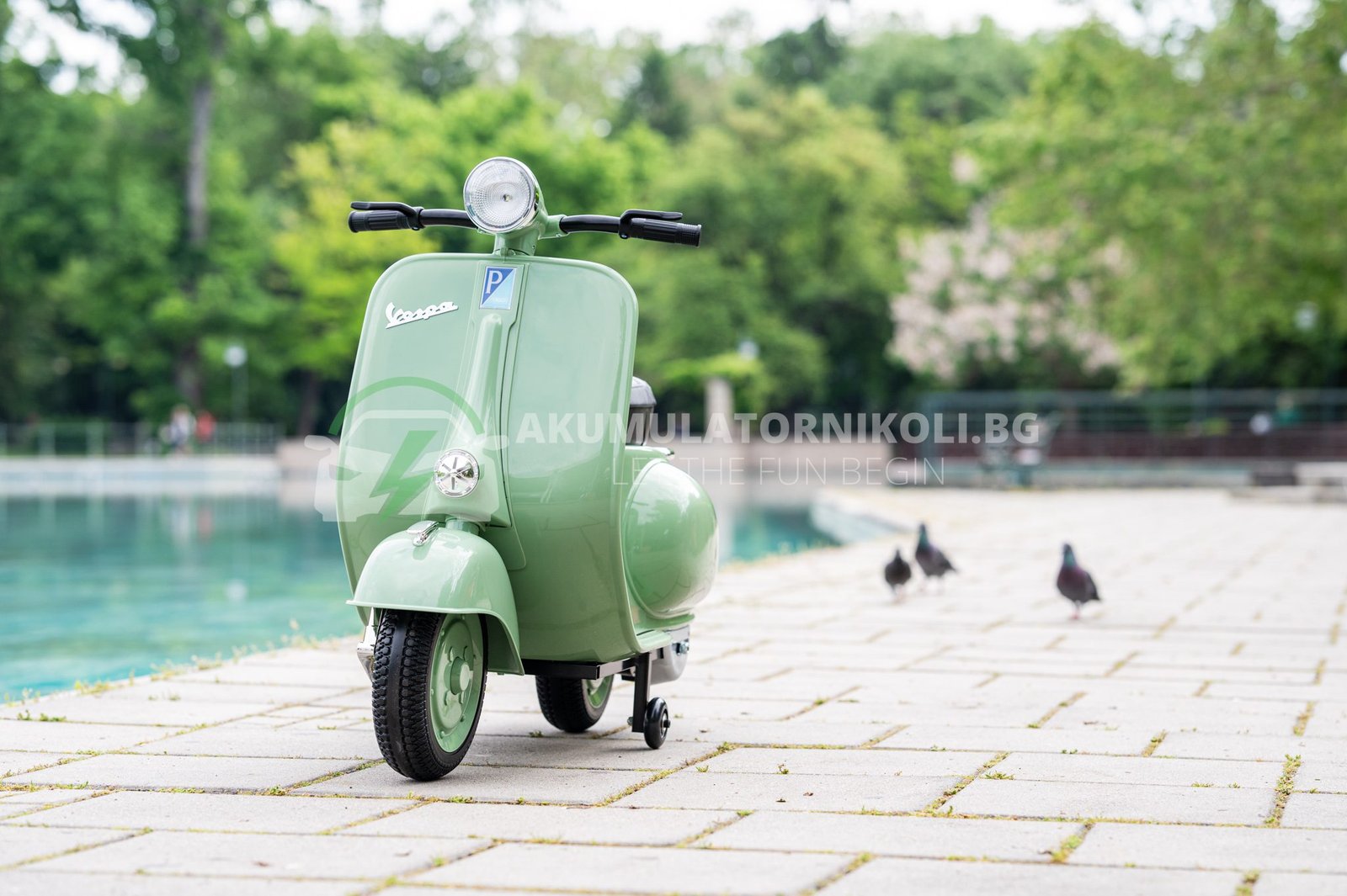 Лицензиран Акумулаторен Мотор, Piaggio VESPA 150 VL1T, 110W, 12V/7AH, EVA Гуми - Image 8