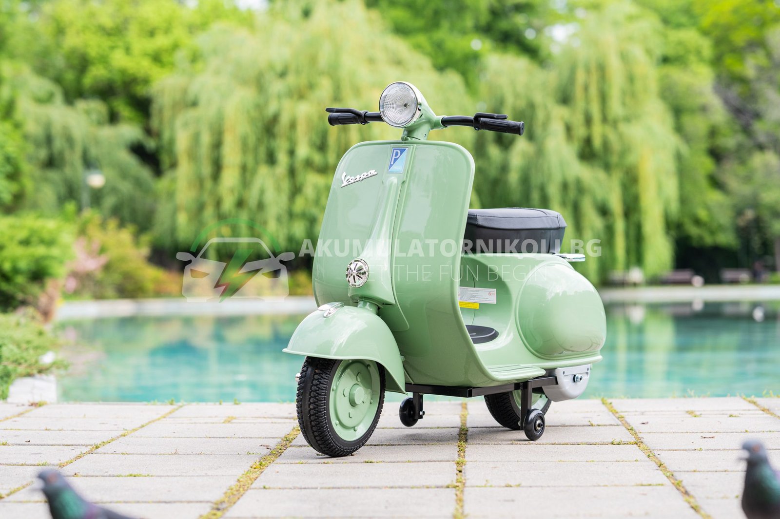 Лицензиран Акумулаторен Мотор, Piaggio VESPA 150 VL1T, 110W, 12V/7AH, EVA Гуми - Image 10