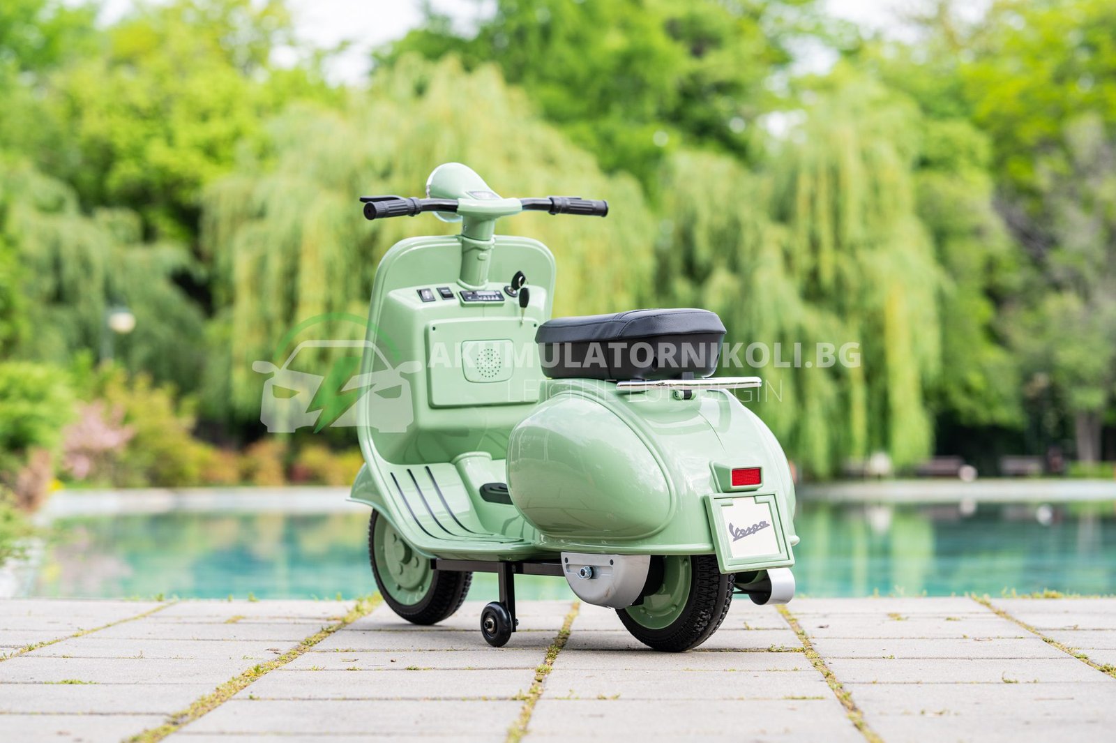Лицензиран Акумулаторен Мотор, Piaggio VESPA 150 VL1T, 110W, 12V/7AH, EVA Гуми - Image 11