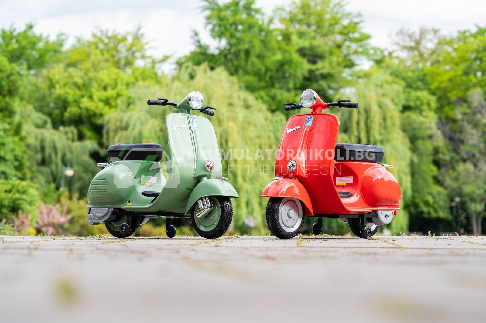Лицензиран Акумулаторен Мотор, Piaggio VESPA 150 VL1T, 110W, 12V/7AH, EVA Гуми - Image 14
