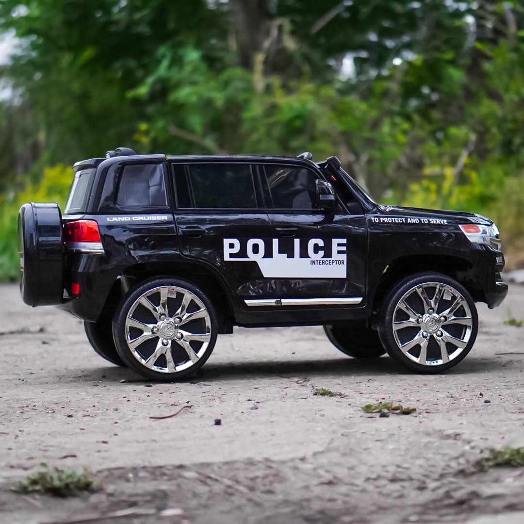 Детски акумулаторен полицейски джип Toyota Land Cruiser Police 12V 160W - Image 8