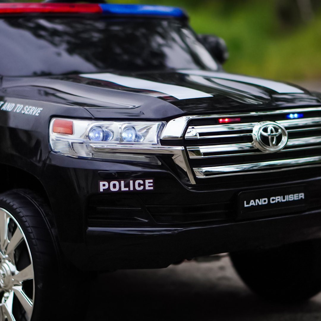 Детски акумулаторен полицейски джип Toyota Land Cruiser Police 12V 160W - Image 10