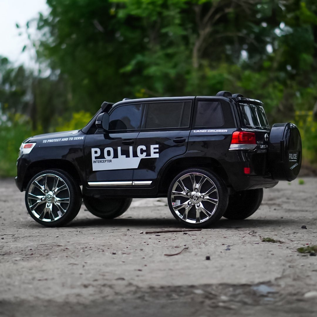 Детски акумулаторен полицейски джип Toyota Land Cruiser Police 12V 160W - Image 9