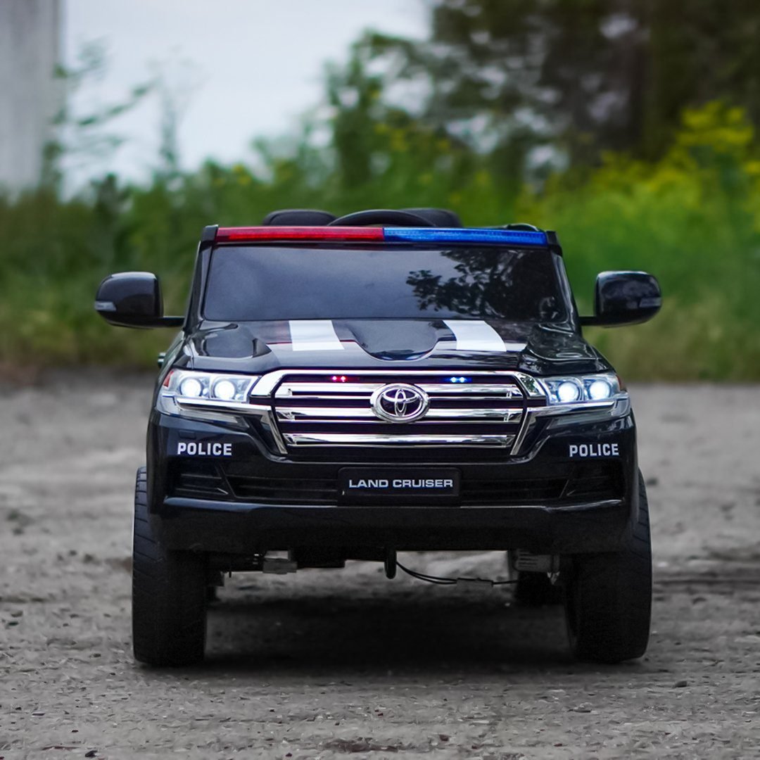 Детски акумулаторен полицейски джип Toyota Land Cruiser Police 12V 160W - Image 2