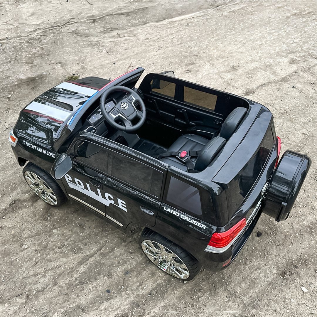 Детски акумулаторен полицейски джип Toyota Land Cruiser Police 12V 160W - Image 14