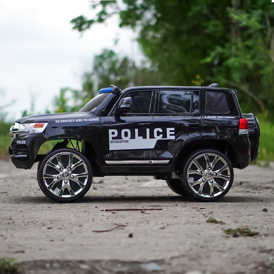 Детски акумулаторен полицейски джип Toyota Land Cruiser Police 12V 160W - Image 3