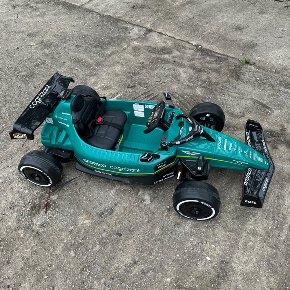 Детски акумулаторен булид Formula 1 Aston Martin, 24V5Ah, 160W, 4х4, EVA гуми - Image 8