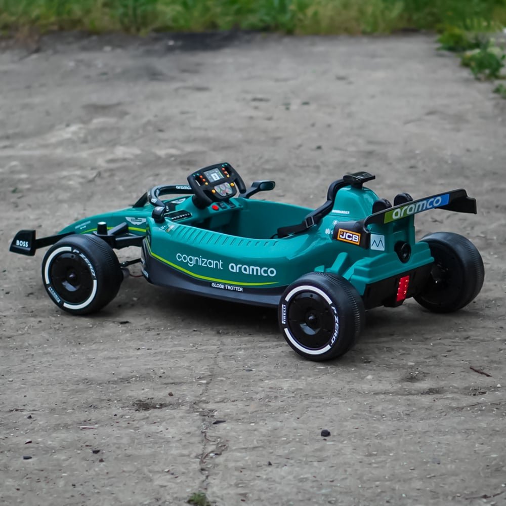Детски акумулаторен булид Formula 1 Aston Martin, 24V5Ah, 160W, 4х4, EVA гуми - Image 2